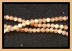 Rounds: Moonstone (Peach)  4mm Strands 15 - 16 inches