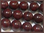 Rounds: Poppy Jasper 12mm Strands 15 - 16 inches
