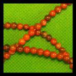 Rounds: Poppy Jasper  4mm by the Strand 15 - 16 inches