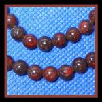 Rounds: Poppy Jasper  6mm (Dark) Strands 15 - 16 inches