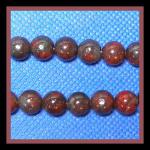 Rounds: Poppy Jasper  8mm (Dark) Strands 15 - 16 inches