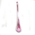 Raindrops: 4 3/4 Inch Glass Pink, with a hole for hanging, 4 for $6