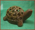 Soapstone (She's with child) Big Turtle, 4 inches approximately, 2 for $16