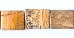 Rectangles: Puff 10 x 12mm Picture Jasper 15 - 16 inches