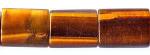 Rectangles: Puff 13 x 18mm Tiger's Eye 15 - 16 inches