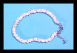 Bracelets: Puka Shell  8 inches with extender, whitish