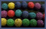 Rounds: Lava Colors 10mm Mixed 15 - 16 Inches, 3 for $4.50