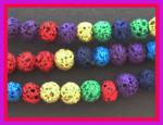 Rounds: Lava Colors  6mm MIxed 15 - 16 Inches, 3 for $4.50