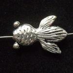 Pewter Beads: Fish: Goldfish 23mm, 10 beads