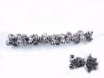 Pewter Beads: 5.5 inch Strand of Goldfish