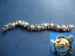Pewter Beads: 5.5 inch Strand of Fish