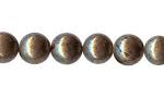 Rounds: Pyrite  6mm by the Strand 15 - 16 inches
