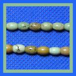 Rice: 4 x 6mm Green Turquoise 15 - 16 inches