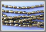 Hematite Rice: 3 x 6mm Strands 15 - 16 inches, $1 each strand