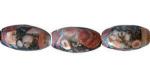 Rice: 6 x 13mm Sea Lily Fossil Jasper 15 - 16 inches