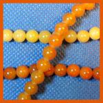 Rounds: Red Aventurine  6mm by the Strand 15 - 16 inches