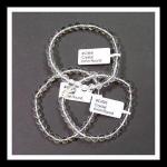 Bracelets: Stretchy Rock Crystal 6mm 3 for $12