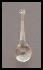 Raindrops: 3 inch Clear Glass, 3 for $3