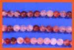 Rounds: Red Crystal  6mm by the Strand  15 - 16 inches