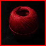 Hemp: Red Balls 100 grams, about 400 feet, 3 for $4.50