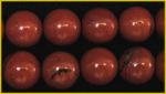 Rounds: Red Jasper 10mm Strands 15 - 16 inches