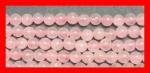 Rounds: Rose Quartz  4mm by the Strand 15 - 16 inches