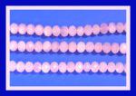 Rondelles: Rosequartz Faceted 5 x 8mm 15 - 16 inches
