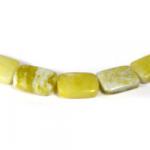 Rectangles: 13 x 18mm Lemon Agate 15 - 16 inches