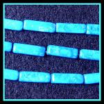 Rectangles: 4 x 13mm Turquoise Howlite15 - 16 inch strands