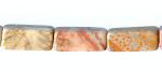 Rectangles: 7 x 18mm Modern Fossil 15 -16 inches