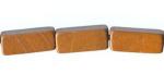 Rectangles: 7 x 18mm Wooden Stone 15 - 16 inches