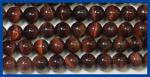 Rounds: Red Tigereye  6mm by the Strand 15 - 16 inches