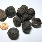 Mineral Specimens: Garnet Crystals, Rough, Natural, Medium, 10 pieces