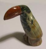 Soapstone Animal Carving: Small Toucan - sold as 10 pieces
