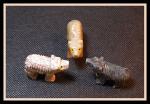 Soapstone Animal Carving: Small Bear - sold as 10 pieces