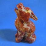 Soapstone Animal Carving: Large Coyote