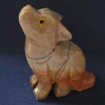 Soapstone Animal Carving: Medium Coyote