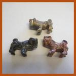 Soapstone Animal Carving: Small Dog - The Lhasa Apso Maybe, Maybe Pekinese? - sold as 10 pieces