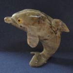 Soapstone Animal Carving: Medium Dolphin / Porpoise / Delfin