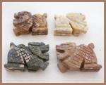 Soapstone Animal Carving: Small Dragon - sold as 10 pieces