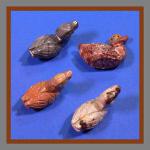 Soapstone Animal Carving: Small Duck - sold as 10 pieces