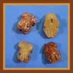 Soapstone Animal Carving: Small Frog - sold as 10 pieces