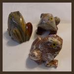 Soapstone Animal Carving: Large Frog