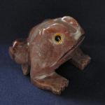 Soapstone Animal Carving: Medium Frog