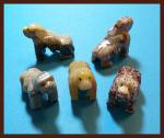 Soapstone Animal Carving: Small Gorilla - sold as 10 pieces
