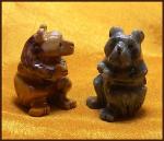 Soapstone Animal Carving: Small Bear (Honey Bear) - sold in units of 10