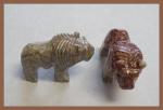 Soapstone Animal Carving: Small Lion - sold as 10 pieces