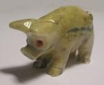 Soapstone Animal Carving: Small Pig - sold as 10 pieces