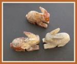 Soapstone Animal Carving: Medium Rabbit, Bunny, Hare