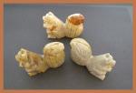 Soapstone Animal Carving: Large Squirrel, Gray, Fox Squirrel ? Kaibab ?